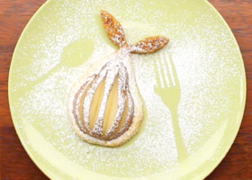 Pere in pasta sfoglia