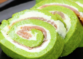 ROTOLO VERDE con Salmone e Robiola