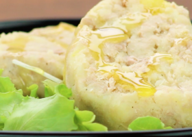 Polpettone di patate e tonno freddo