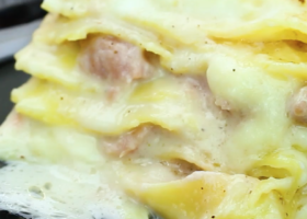 Lasagna Cacio e Pepe